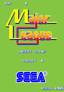 Major League Title Screen